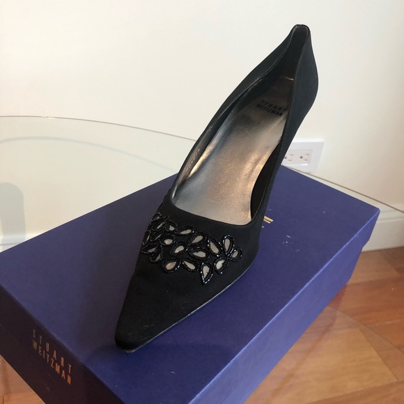Stuart weitzman black low heels Size 10.5 - Picture 4 of 7
